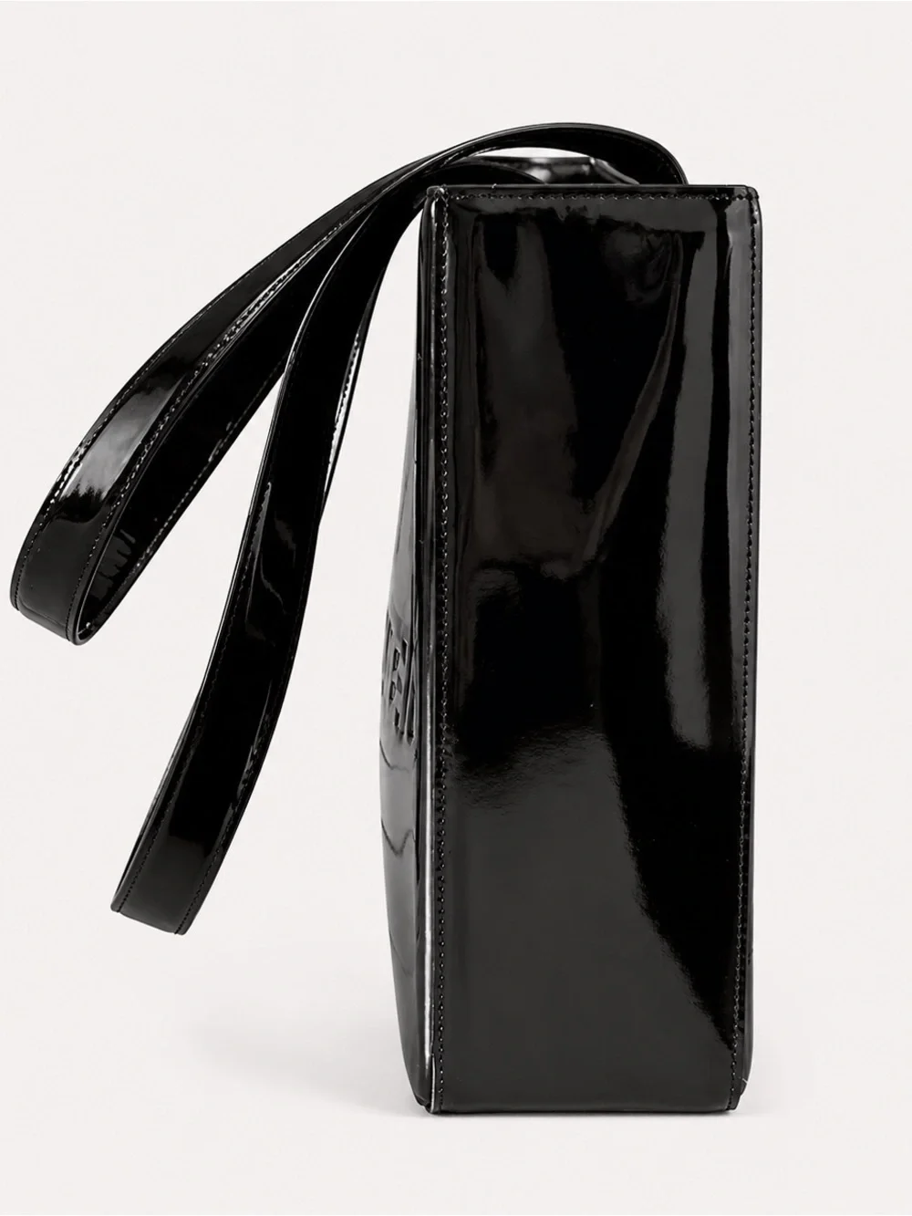 Chanel Patent Logo Tote